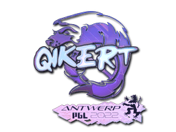 Sticker | qikert (Holo) | Antwerp 2022