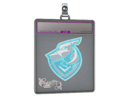 Sticker Slab | Grayhound Gaming (Holo) | Paris 2023