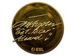 Sticker | GeT_RiGhT (Gold) | Katowice 2019