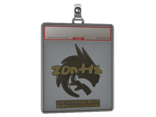 Sticker Slab | zont1x (Gold) | Copenhagen 2024