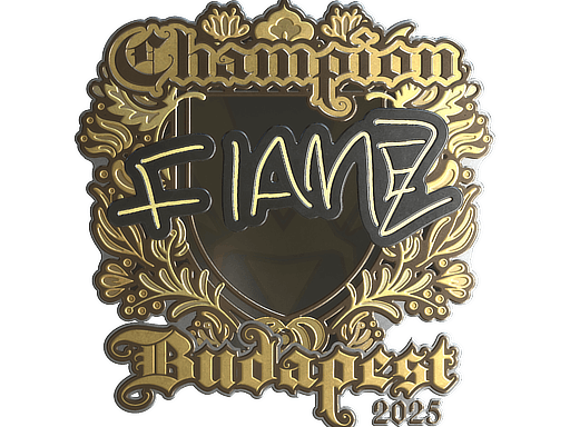 Sticker | FlameZ (Gold, Champion) | Budapest 2025