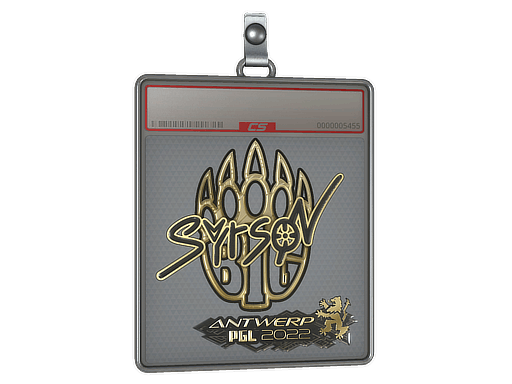 Sticker Slab | syrsoN (Gold) | Antwerp 2022