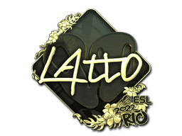 Sticker | latto (Gold) | Rio 2022