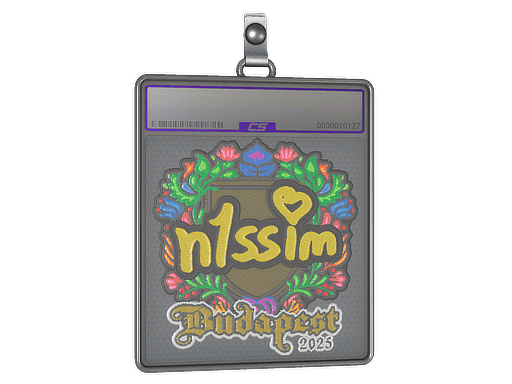 Sticker Slab | n1ssim (Embroidered) | Budapest 2025