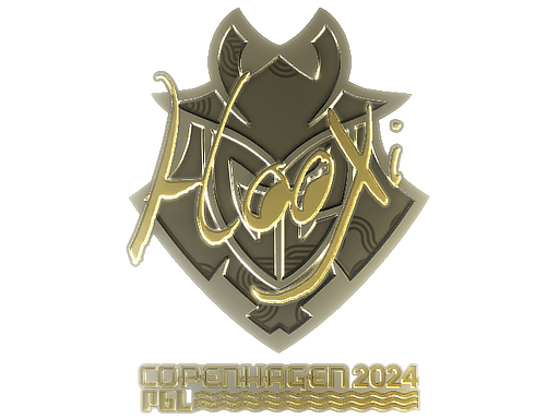Sticker | HooXi (Gold) | Copenhagen 2024