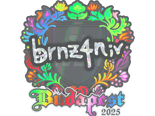 Sticker | brnz4n (Holo) | Budapest 2025