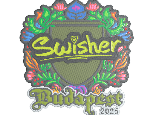 Sticker | Swisher (Embroidered) | Budapest 2025