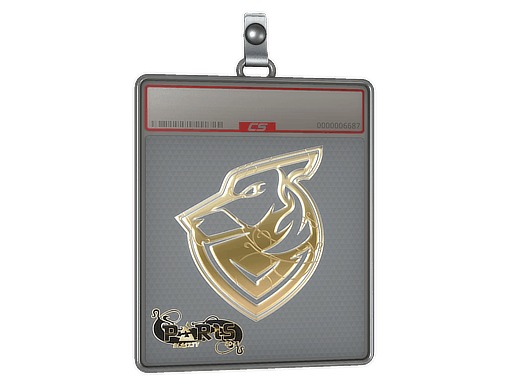 Sticker Slab | Grayhound Gaming (Gold) | Paris 2023