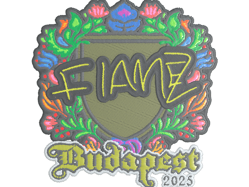 Sticker | FlameZ (Embroidered) | Budapest 2025