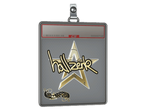 Sticker Slab | hallzerk (Gold) | Paris 2023
