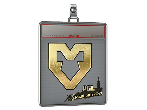 Sticker Slab | MOUZ (Gold) | Stockholm 2021