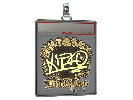 Sticker Slab | xiELO (Gold) | Budapest 2025