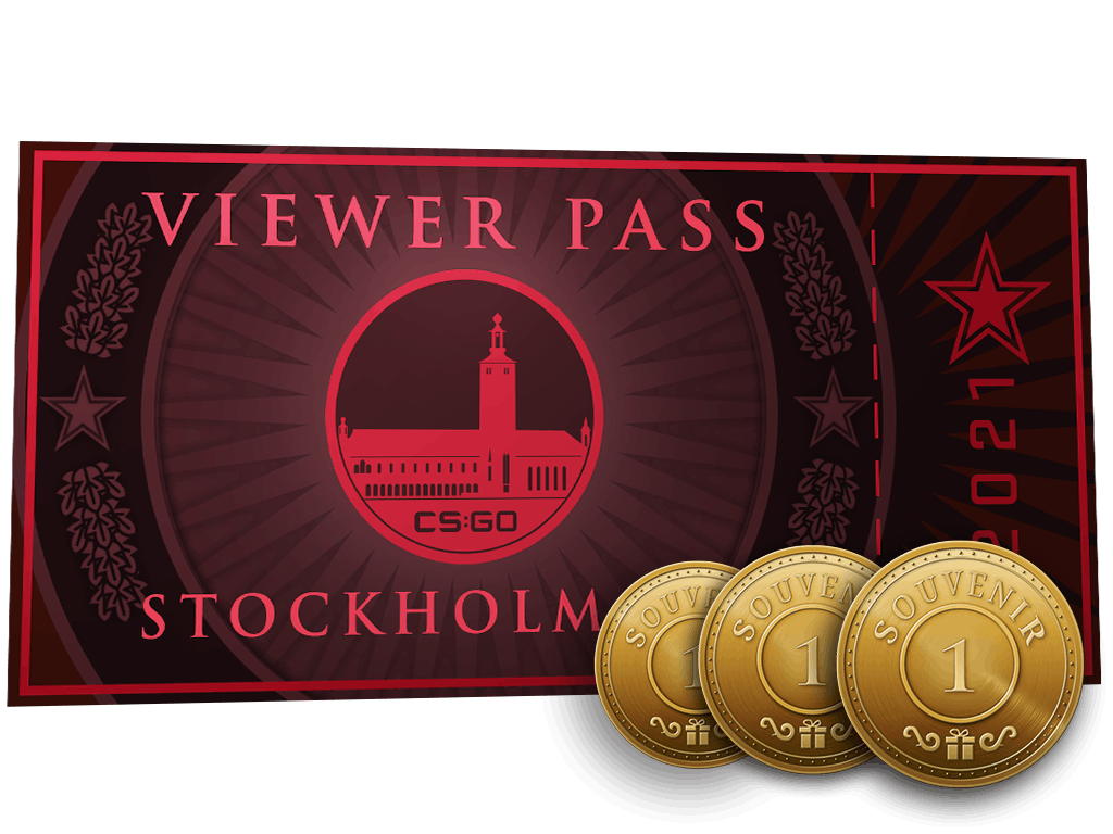 Stockholm 2021 Viewer Pass + 3 Souvenir Tokens