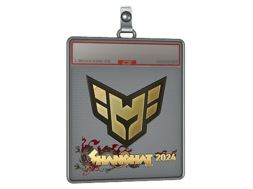 Sticker Slab | HEROIC (Gold) | Shanghai 2024