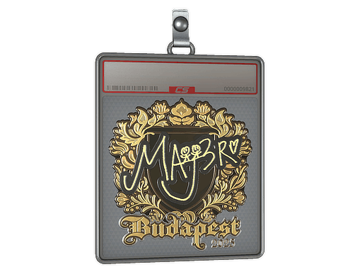 Sticker Slab | MAJ3R (Gold) | Budapest 2025