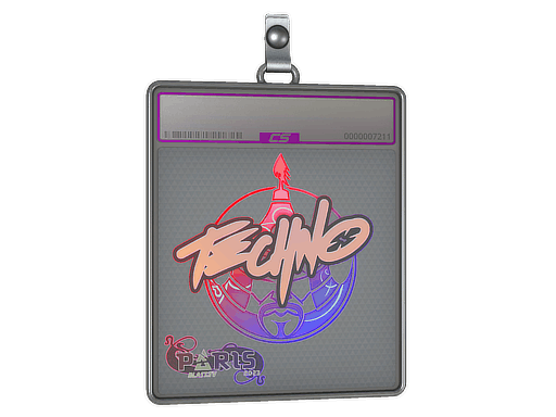 Sticker Slab | Techno4K (Holo) | Paris 2023