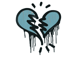 Sealed Graffiti | Broken Heart - Default