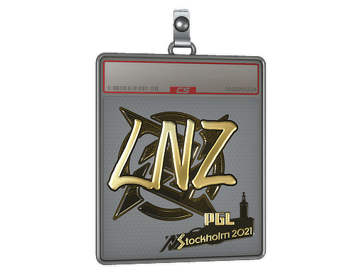 Sticker Slab | LNZ (Gold) | Stockholm 2021