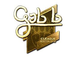 Sticker | gob b (Gold) | Boston 2018