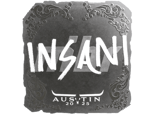Sticker | insani (Foil) | Austin 2025