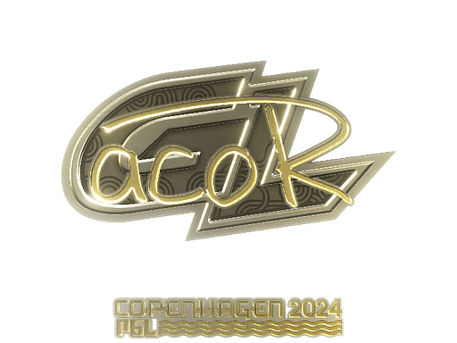 Sticker | acoR (Gold) | Copenhagen 2024