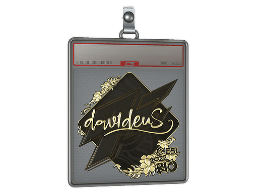 Sticker Slab | dav1deuS (Gold) | Rio 2022