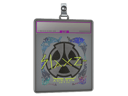 Sticker Slab | slaxz- (Holo) | Austin 2025