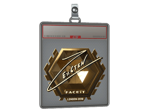 Sticker Slab | Ex6TenZ (Gold) | London 2018