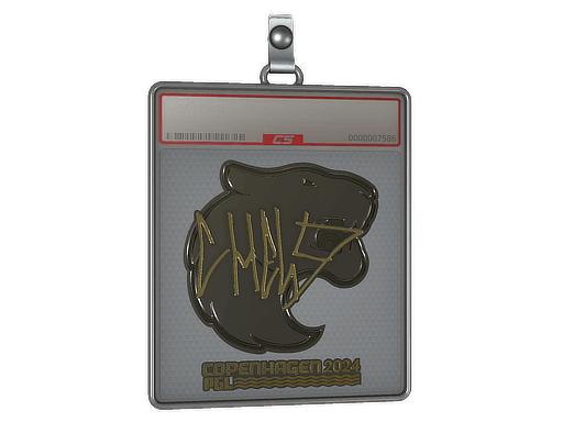 Sticker Slab | chelo (Gold) | Copenhagen 2024