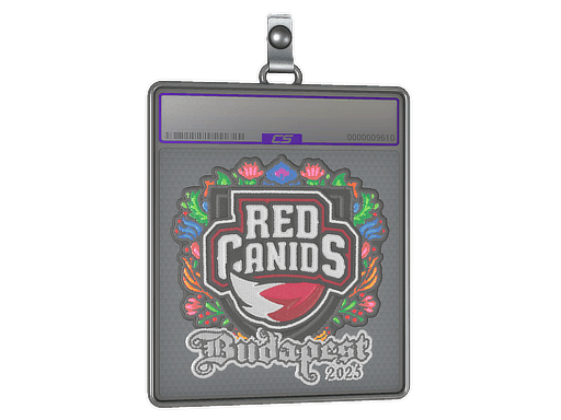 Sticker Slab | RED Canids (Embroidered) | Budapest 2025