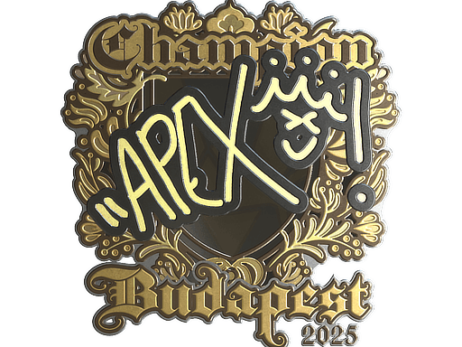Sticker Slab | apEX (Gold, Champion) | Budapest 2025