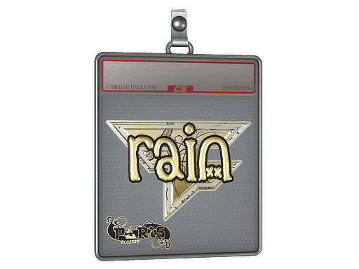 Sticker Slab | rain (Gold) | Paris 2023