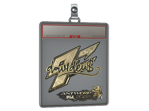 Sticker Slab | dav1d (Gold) | Antwerp 2022