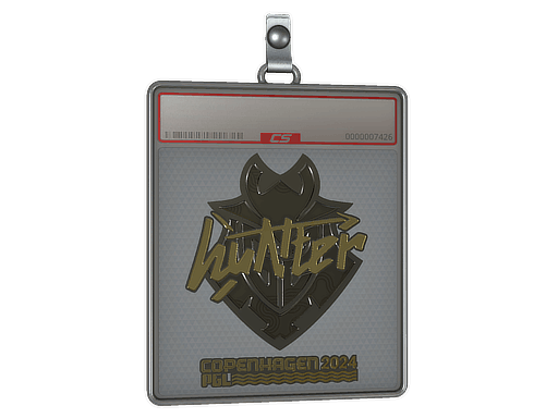 Sticker Slab | huNter- (Gold) | Copenhagen 2024