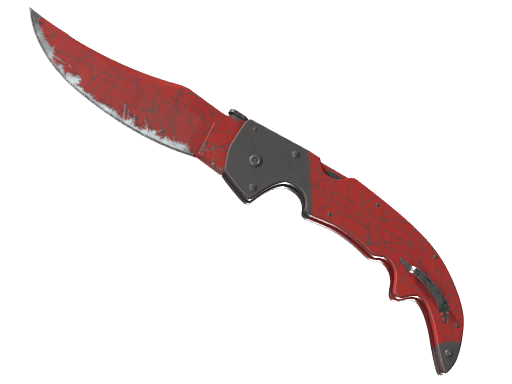 ★ Falchion Knife | Crimson Web - Field-Tested