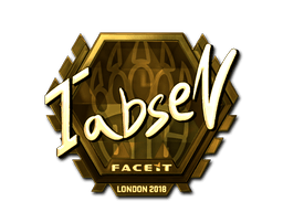 Sticker | tabseN (Gold) | London 2018