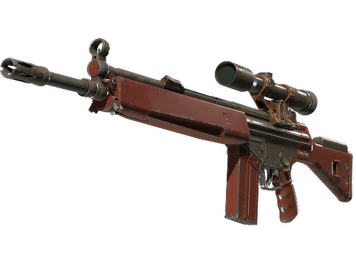 G3SG1 | Red Jasper - Field-Tested