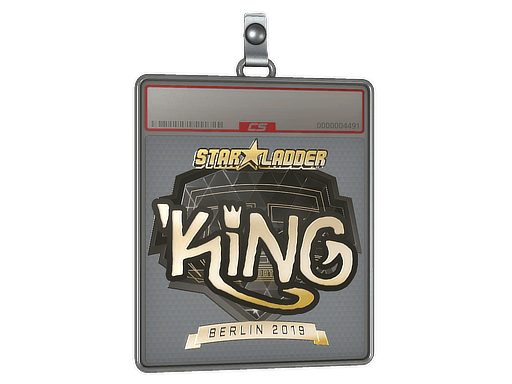 Sticker Slab | kNgV- (Gold) | Berlin 2019