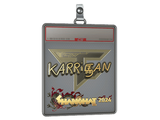 Sticker Slab | karrigan (Gold) | Shanghai 2024