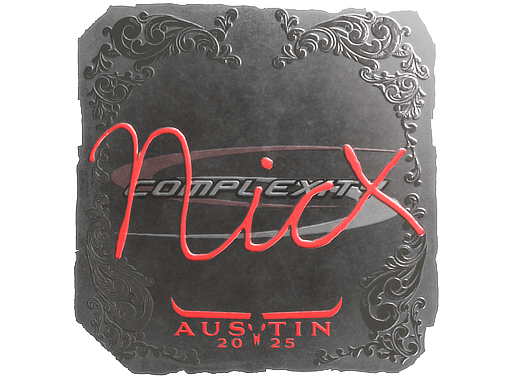 Sticker | nicx (Foil) | Austin 2025