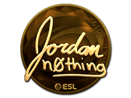 Sticker | n0thing (Gold) | Katowice 2019