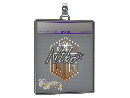 Sticker Slab | niko (Glitter)  | Paris 2023