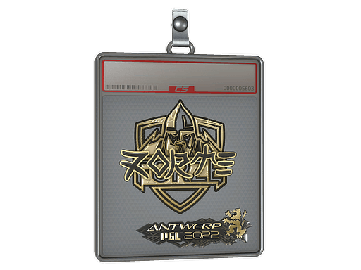 Sticker Slab | zorte (Gold) | Antwerp 2022