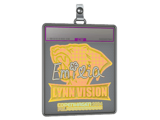 Sticker Slab | EmiliaQAQ (Holo) | Copenhagen 2024