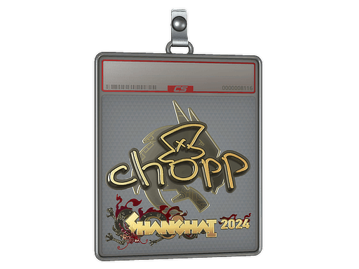 Sticker Slab | chopper (Gold) | Shanghai 2024