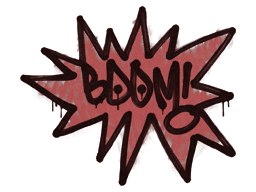 Sealed Graffiti | BOOM (Blood Red)