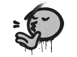 Sealed Graffiti | Chef Kiss (Shark White)