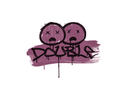 Sealed Graffiti | Double (Princess Pink)