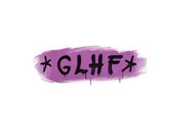 Sealed Graffiti | GLHF (Bazooka Pink)