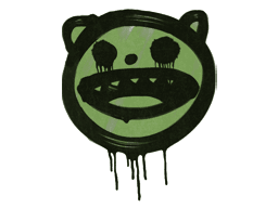 Sealed Graffiti | Happy Cat (Battle Green)